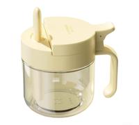 Barattolo Spezie 380ml Doppio Scomparto Anti-Perdita(Yellow)