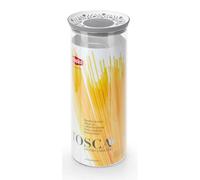 Barattolo tondo ermetico per alimenti grigio Stefanplast Tosca lt 2,2