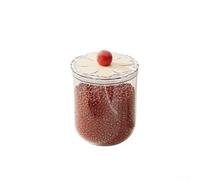 Barattolo trasparente in PET da 2000 ml con chiusura ermetica (1400 ml)