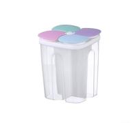 Barattolo trasparente per alimenti con grande diametro, sigillato per freschezza e facile accesso agli ingredienti (1,5 L leggero)