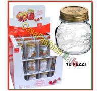 BARATTOLO VASETTO 12 PZ LT.0,15 BORMIOLI QUATTRO STAGIONI CON CAPSULA ORIGINALE