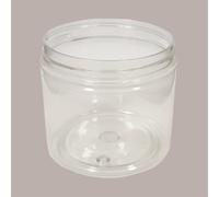Barattolo Vaso in Pet Neutro Trasparente Ideale per Gelato 200 Ml 10 pezzi