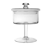 Barattolo Vetro con Alzata e Coperchio Ø 17 H. 25 cm - Luigi Bormioli - Buffet