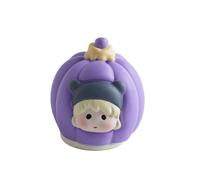 Barattolo Zucca Viola Porta Stuzzicadenti Doppio Lato per Scrivania