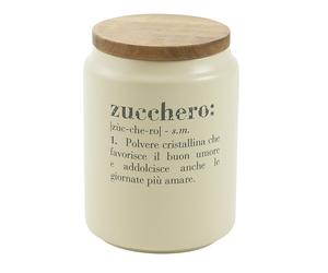 Barattolo zucchero 1100 ml in ceramica e bambù, Victionary