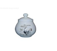 BARATTOLO ZUCCHERO CONTENITORE SUGAR CUCINA CERAMICA ZUCCHERIERA