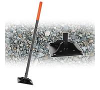 BARAYSTUS Costipatore manuale tampone per calcestruzzo, compressore manuale da giardino, 20 x 20 cm, base grande, 4,5 kg, con manico da 112 cm compattatore terreno