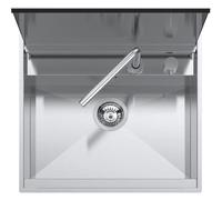 Barazza 1llb606 cover lab lavello da esterno 57x51 cm inox