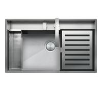 Barazza 1llb91k lab lavello 1 vasca 86 cm + kit accessori rubinetto