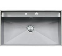 Barazza Lavello a una vasca LAB 1LLB91 finitura inox satinato da 86x51 cm