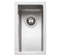 Barazza Lavello a una vasca QUADRA R15 1x1840I finitura inox satinato da 18x40 cm