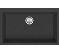 Barazza Lavello a una vasca SOUL 1LSO81N finitura b_granite nero da 79.5x50.5cm