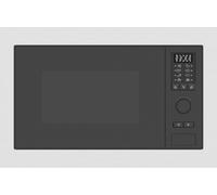 Barazza Microonde da incasso CITY ADVANCE 1MOI finitura inox satinato e nero da 60 cm