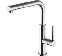 Barazza Miscelatore monocomando con doccia estraibile OFFICINA DOCCIA 1RUBMOF1C finitura inox cromato - PROMOZIONE VALIDA FINO AL 13/04