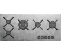 Barazza Piano cottura a gas UNIQUE 1PUN105 finitura inox vintage da 100 cm