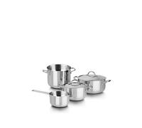 Barazzoni Cuocimania Batteria 6 Pezzi, Acciaio Inox 18/10. Made in Italy.