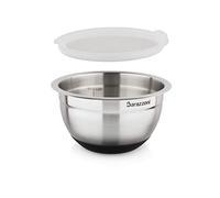 Barazzoni Bowl Acciaio Inox 18/10 ø16cm x H 9,6cm C/Cop, 18/10-Silicone, ø 16cm