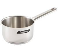 Barazzoni Chef Line Casseruola manico lungo, Acciaio inox 18/10, Diametro cm 16, Litri 1.5. Made in Italy.