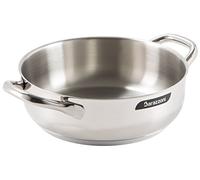 Barazzoni Chef Line Tegame, Acciaio, Argento, cm 28