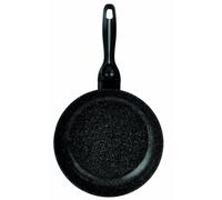 Barazzoni Granitica Padella Effetto Pietra, 24 cm, Alluminio, Nero Puntinato