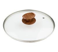 Barazzoni Granitica Plus Eco Coperchio Pomolo Soft-Touch, Nero/Marrone, 20 cm