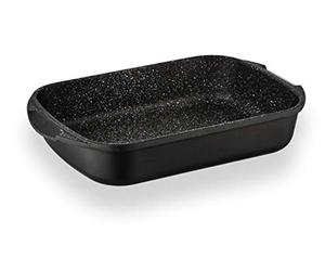 Barazzoni Le Cotture Speciali Lasagnera 30x22 cm | , Alluminio Pressofuso con Rivestimento Marmotech a 5 Strati, Made in Italy