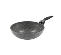Barazzoni, Linea induction facile plus, Saltapasta - Wok ø28cm, manico staccabile, Made in Italy