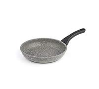 Barazzoni Monolitica Padella, Rivestimento Interno in Marmotech Plus a 6 Strati Effetto Pietra, Diametro cm 28, Litri 2.6. Made in Italy.