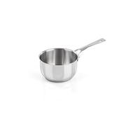 Barazzoni, My Pot, Casseruola 1 manico ø14cm, Acciaio Inox 18/10, Capacità 0,8lt, Triplo fondo adatto anche per Induzione, Made in Italy