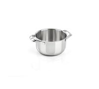 Barazzoni, My Pot, Casseruola ø20cm, Acciaio Inox 18/10, Capacità 3,0lt, Triplo fondo adatto anche per Induzione, Made in Italy