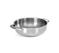 Barazzoni, My Pot, Tegame ø28cm, Acciaio Inox 18/10, Capacità 4,4lt, Triplo fondo adatto anche per Induzione, Made in Italy