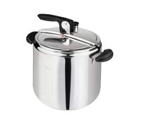 Barazzoni Pentola a Pressione Amelia+, ø26cm, capacità 12Lt, Inox 18/10, Made in Italy, 12 Litri, Acciaio e Nero