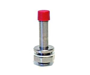 Barazzoni, Ricambio originale, Bloccaleva Completo Rosso, Acciaio Inossidabile, Made in Italy