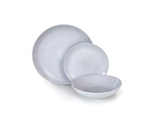 Barazzoni, Set di piatti 18 pezzi, 6 posti tavola, Kobe Grigio