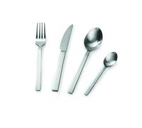 Barazzoni, Set di Posate da Tavola Modello Zaffiria, Versione Satinata, Monoblocco in acciaio inox 18/10, per 6 persone, 24 pezzi