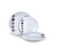 Barazzoni Set Tavola 18 Pezzi, 6 Posti Tavola, Dots