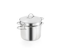 Barazzoni Pastamania senza Fondo Spaghettiere con Cestello, Made in Italy, Acciaio 18/10, 6 litri
