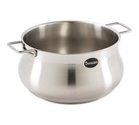 Barazzoni Tummy Casseruola due maniglie, Acciaio inox 18/10, Diametro cm 18, Litri 2,5. Made in Italy.