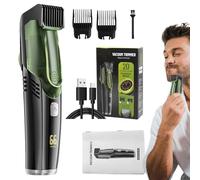 Barba A Vuoto - Barba Dei Capelli Trimmerelectric | Barba Ricaricabile | IPX6 Clipper Barba Impermeabile Con 2 Pettini | Trimmerelectric Baffi | Trimmer Elettrico Per Capelli Per Il Viso | Reco