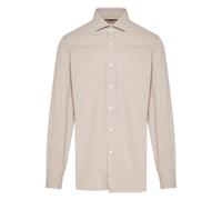 Barba - Camicia in cotone italiana - -Shirts -Uomo -Beige -4XL