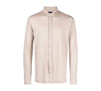 Barba - Camicia in Piquet di Cotone - -Shirts -Uomo -Beige -3XL