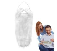 Barba Di Babbo Natale Di Halloween - Baffi Finti Sul Viso | Baffi Divertenti Per Il Viso Con Barba | Per Costumi Di Halloween Per Natale, Halloween, Giochi Di Ruolo, Spettacoli Teatrali
