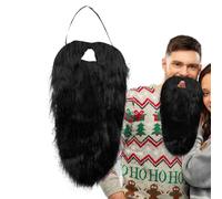 Barba di Halloween - Divertente barba finta maschile con baffi, per feste in costume, articoli divertenti per feste di Halloween, giochi di ruolo, spettacoli teatrali, feste in maschera, Nat