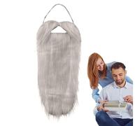 Barba falsa | Costume da uomo realistico | Accessori per feste maschili per Halloween, Natale, feste in maschera e spettacoli sul palcoscenico