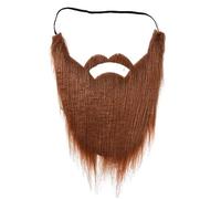 Barba finta di Halloween divertente baffi finti costume accessori per capelli facciali con corda elastica regolabile divertente costume baffi di Halloween