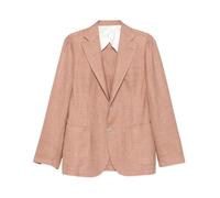 Barba - Giacca in Lana Seta Lino - - Jackets - Uomo - Arancione - L