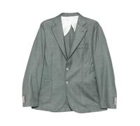 Barba, ,Jackets ,Uomo ,Verde ,L Giacca in lana/seta/lino