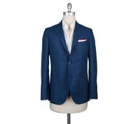 Barba Napoli Blu Lana Vergine Solido Giacca Sportiva - 38/48 - (BN98173)