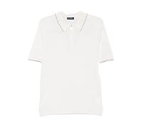 Barba - Polo in maglia di seta con zip - -Tops -Uomo -Bianco -L