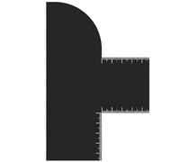 Barba Strumento di Modellamento Linea Sottile Barbiere Miglioramento Carta Guida Carta Accessori Per Lo Styling Dei Capelli Per L'uomo Shaper Con Scala Modello Per Uomo